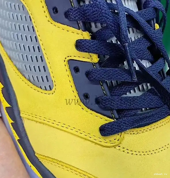 to V Amarillo Air Jordan ship SP GOD Inspire materials Navy 5 Retro Michigan retail PK ready 0610